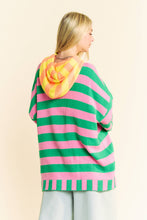 Load image into Gallery viewer, MULTI COLOR STRIPE PULLOVER SWEATER TOP
