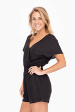 Load image into Gallery viewer, Dolman Sleeve Resort Romper: WARM GREY
