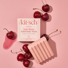Load image into Gallery viewer, Cleansing Tart Cherry Solid Body Wash
