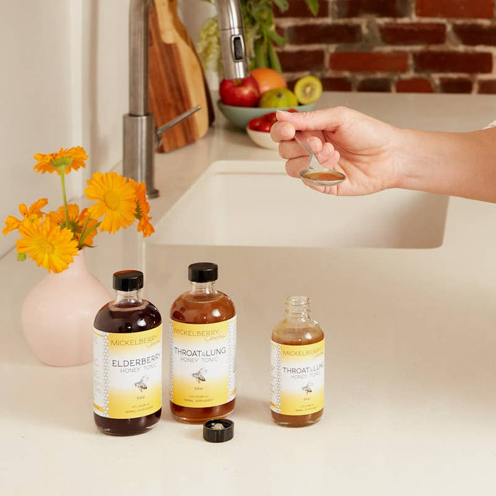 Throat and Lung Honey Tonic: 8oz