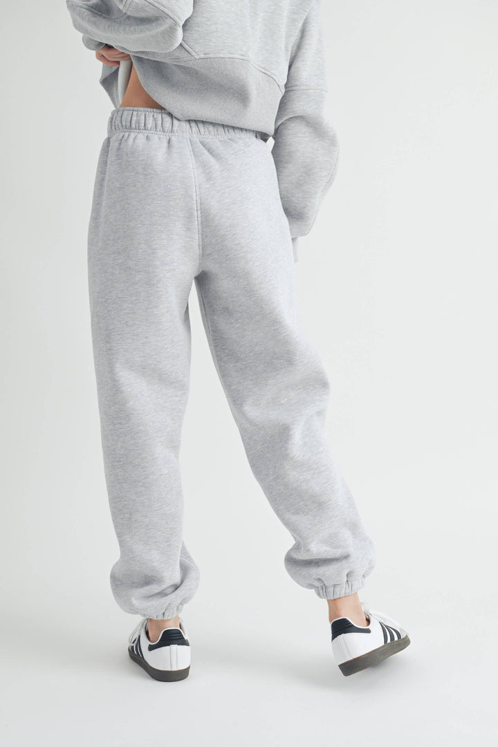 Rani Joggers: Heather Grey
