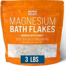 Load image into Gallery viewer, Magnesium Bath Flakes W/Vitamin C 10LB
