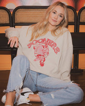 Load image into Gallery viewer, OU Oklahoma Sooners Football Run Sand Thrifted Sweatshirt
