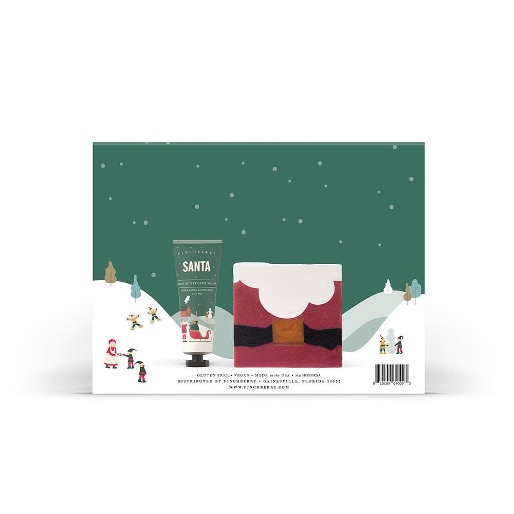 Santa 2 Pc Bath &amp; Body Holiday Gift Set