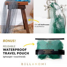 Load image into Gallery viewer, African Exfoliating Net Sponge 45&quot; -  Best Seller: SLATE
