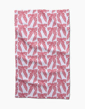 Load image into Gallery viewer, Striped Bows Tea Towel
