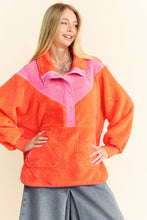 Load image into Gallery viewer, HALF HIDDEN ZIPPER FAUX FUR PULLOVER JACKET
