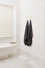 Load image into Gallery viewer, Charcoal Waffle Bath Towel
