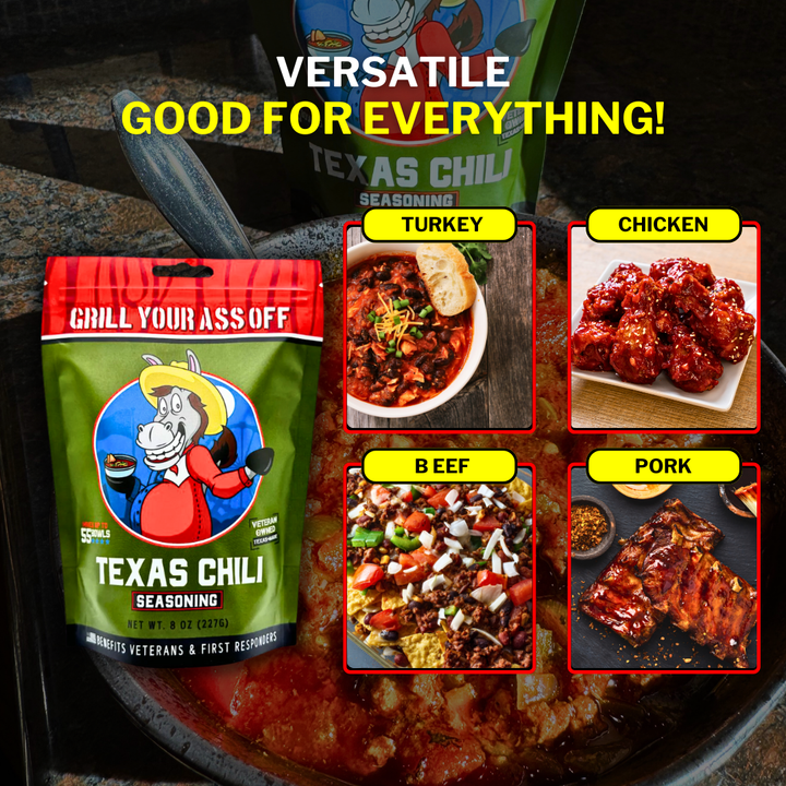 Texas Chili-Classic Texas Chili Blend for Stews, Tacos &amp; BBQ