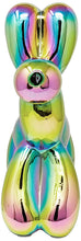 Load image into Gallery viewer, Iridescent Ceramic Dog Piggy Bank - 12&quot; tall
