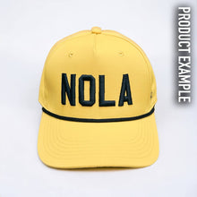 Load image into Gallery viewer, Performance Rope Hats - Customizable: Dijon (Black Rope)
