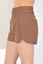 Load image into Gallery viewer, Elasticized waist active wear shorts: LIME
