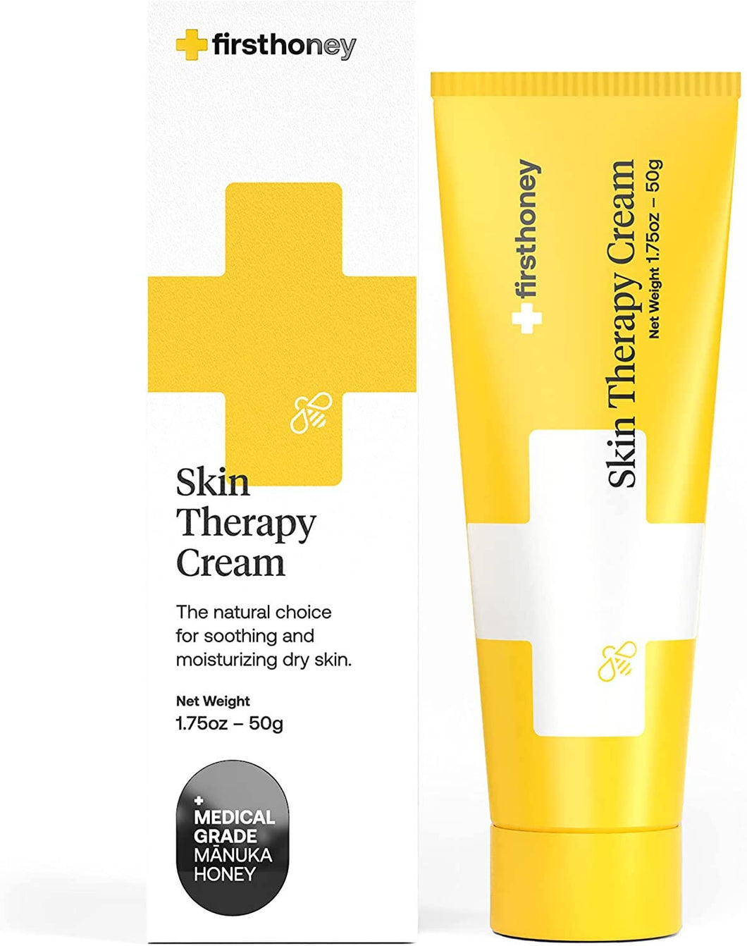 First Honey® Manuka Honey Cream for Eczema & Dry Skin: English / 1.75oz