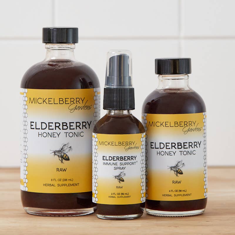 Elderberry Honey Tonic — immune support for kids and adults: 8oz