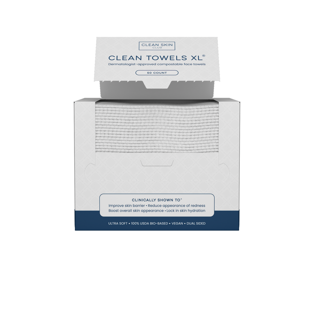 Clean Towels XL™, Disposable Face Towels, 50 Count