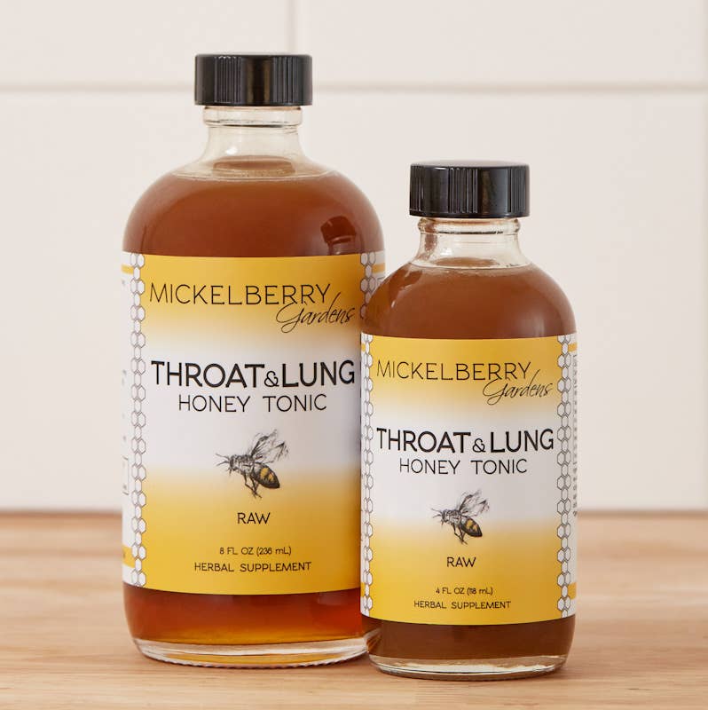 Throat and Lung Honey Tonic: 8oz