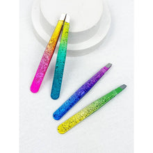 Load image into Gallery viewer, Professional Fancy Eyebrow Tweezers Assorted Colors

