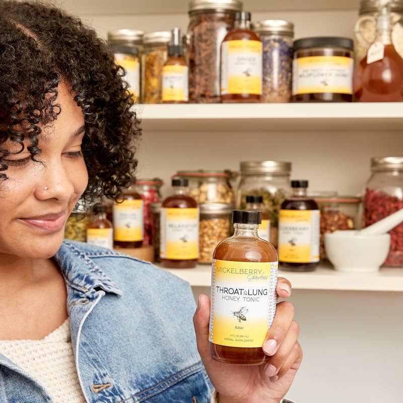 Throat and Lung Honey Tonic: 8oz