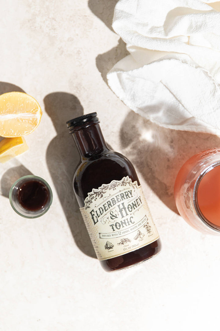 Elderberry &amp; Honey Tonic, 16 oz