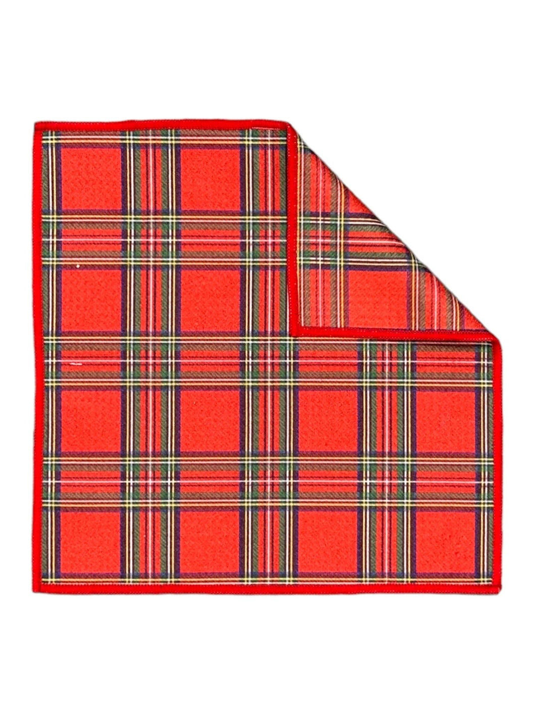 Vixen: Double-Sided Washcloth: Red / 12x12 in / Washcloth