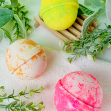 Load image into Gallery viewer, Large Bath Bomb - 26 Scents -With Skin-Loving Moisturizers: Loving Spell
