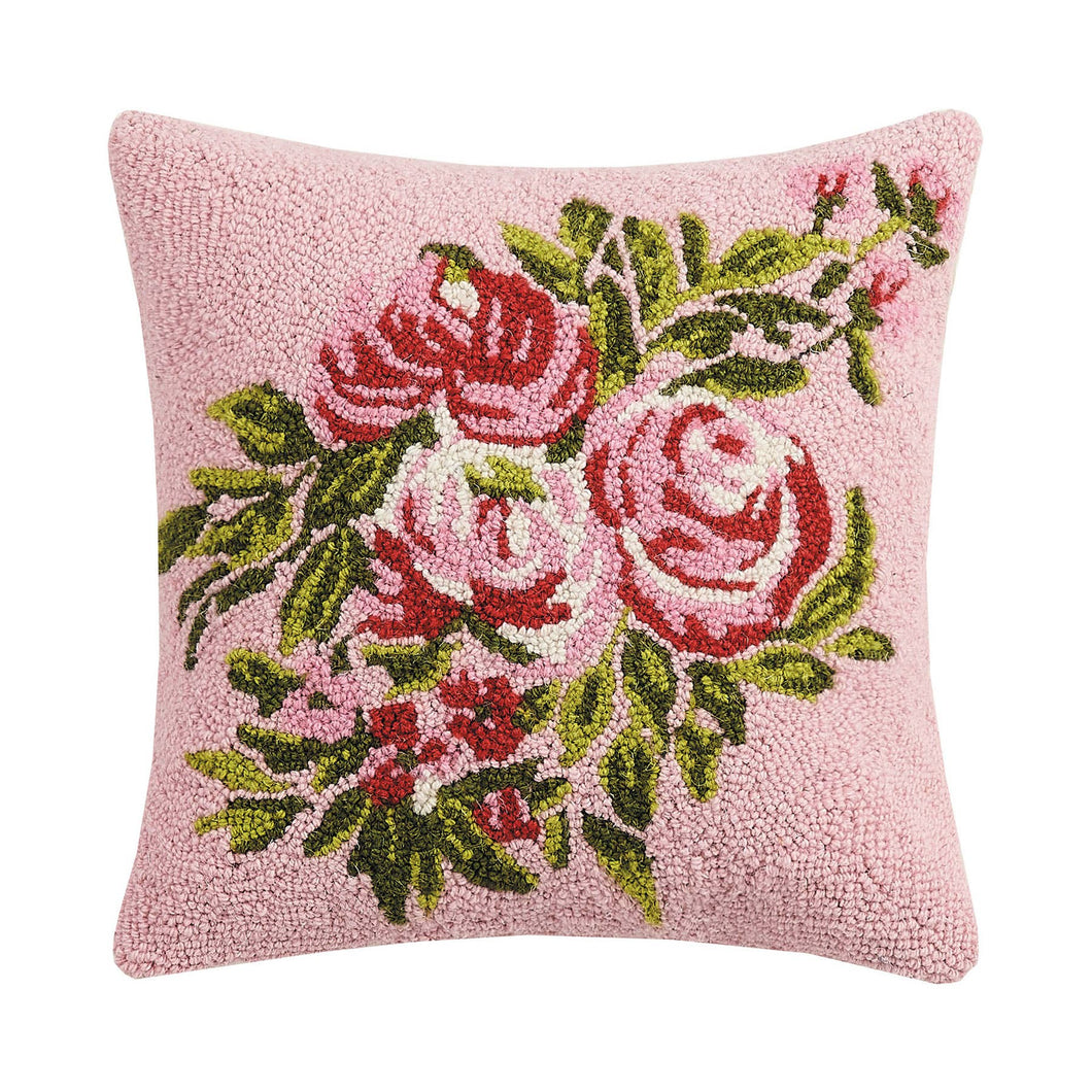 Pink Floral Hook Pillow