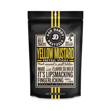 Load image into Gallery viewer, Pop Daddy – Yellow Mustard Seasoned Pretzels 7.5oz
