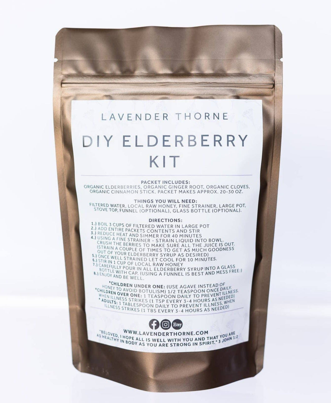 DIY Elderberry Kit: DIY Elderberry Kit