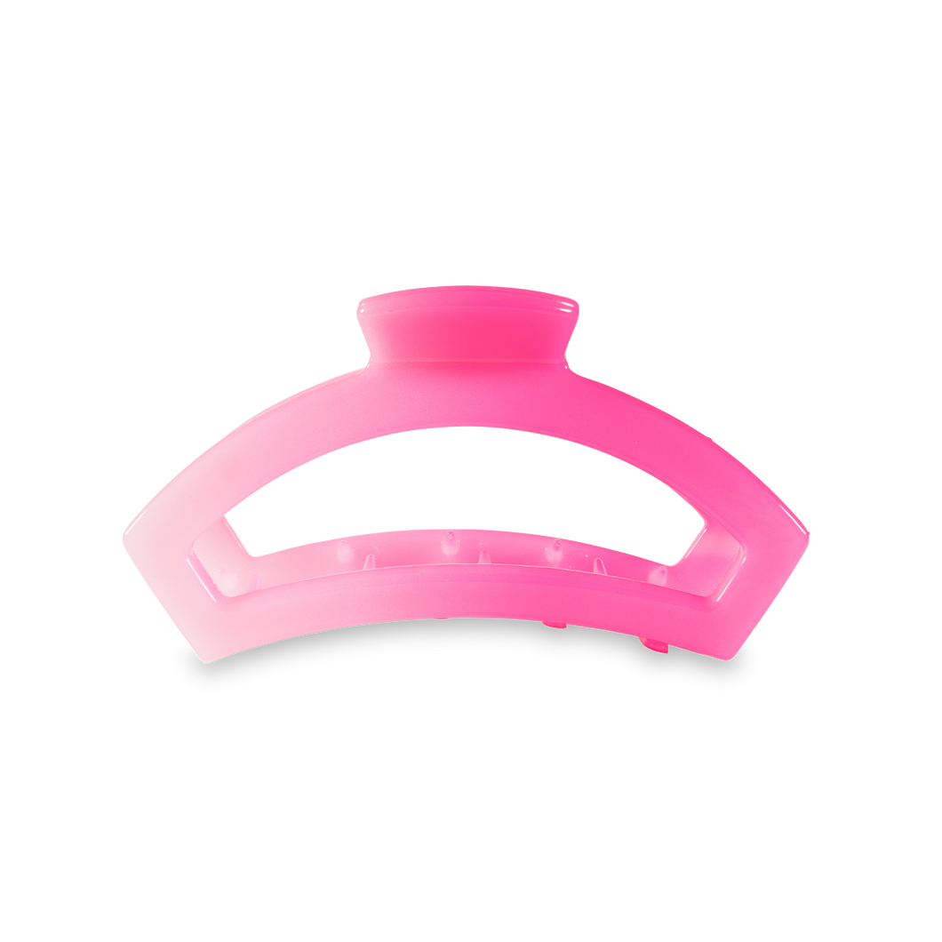 Open Pink Ombre Medium Hair Clip