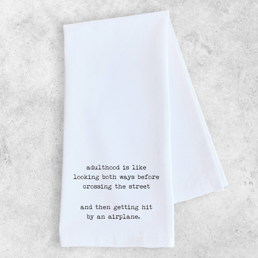 Adulthood - Tea Towel