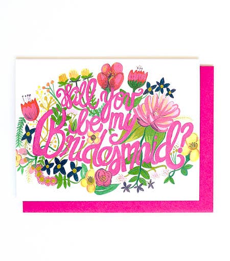 Will You Be My Bridesmaid? Single Card