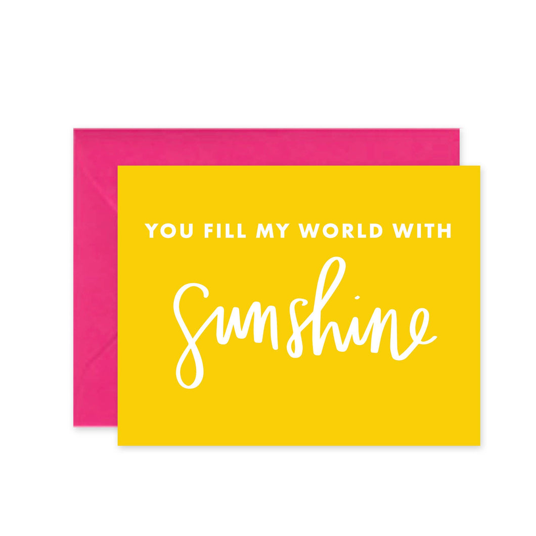 Fill with Sunshine Greeting Card