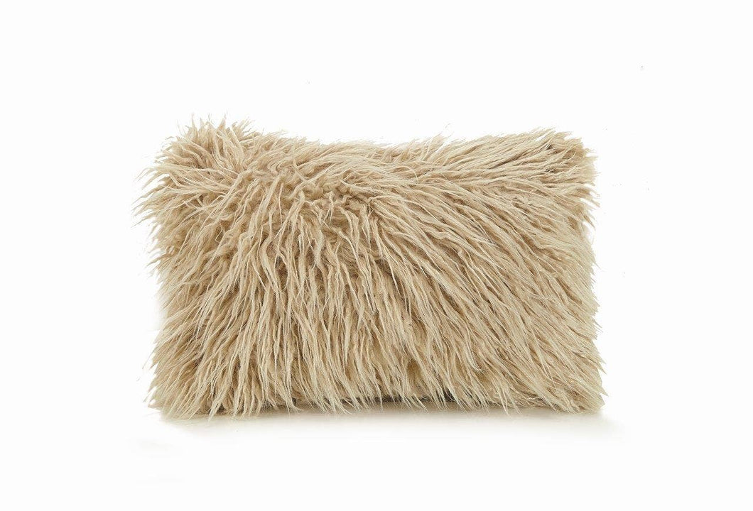 Faux Fur Oblong Pillow by Ayesha Curry