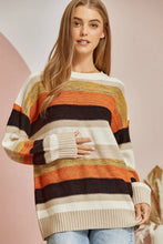 Load image into Gallery viewer, FALL STRIPE SWEATER
