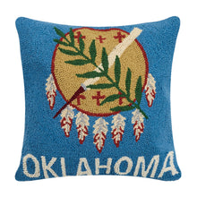 Load image into Gallery viewer, OKLAHOMA FLAG HOOK PILLOW
