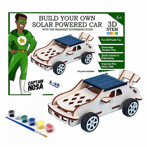 Build Your Own Solar Powered Car  - Captain Nosa