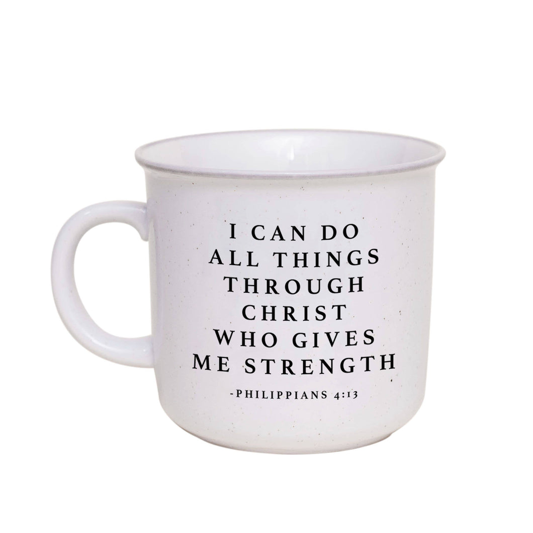 I Can Do All Things Through Christ Campfire Coffee Mug
