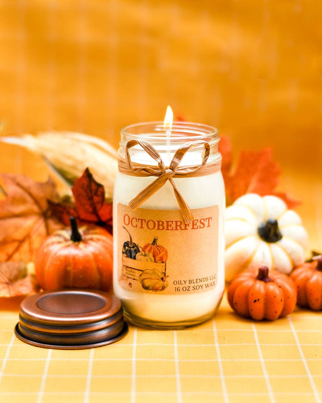 Jumbo Fall Scented Candles - 100 Hour Burn Time