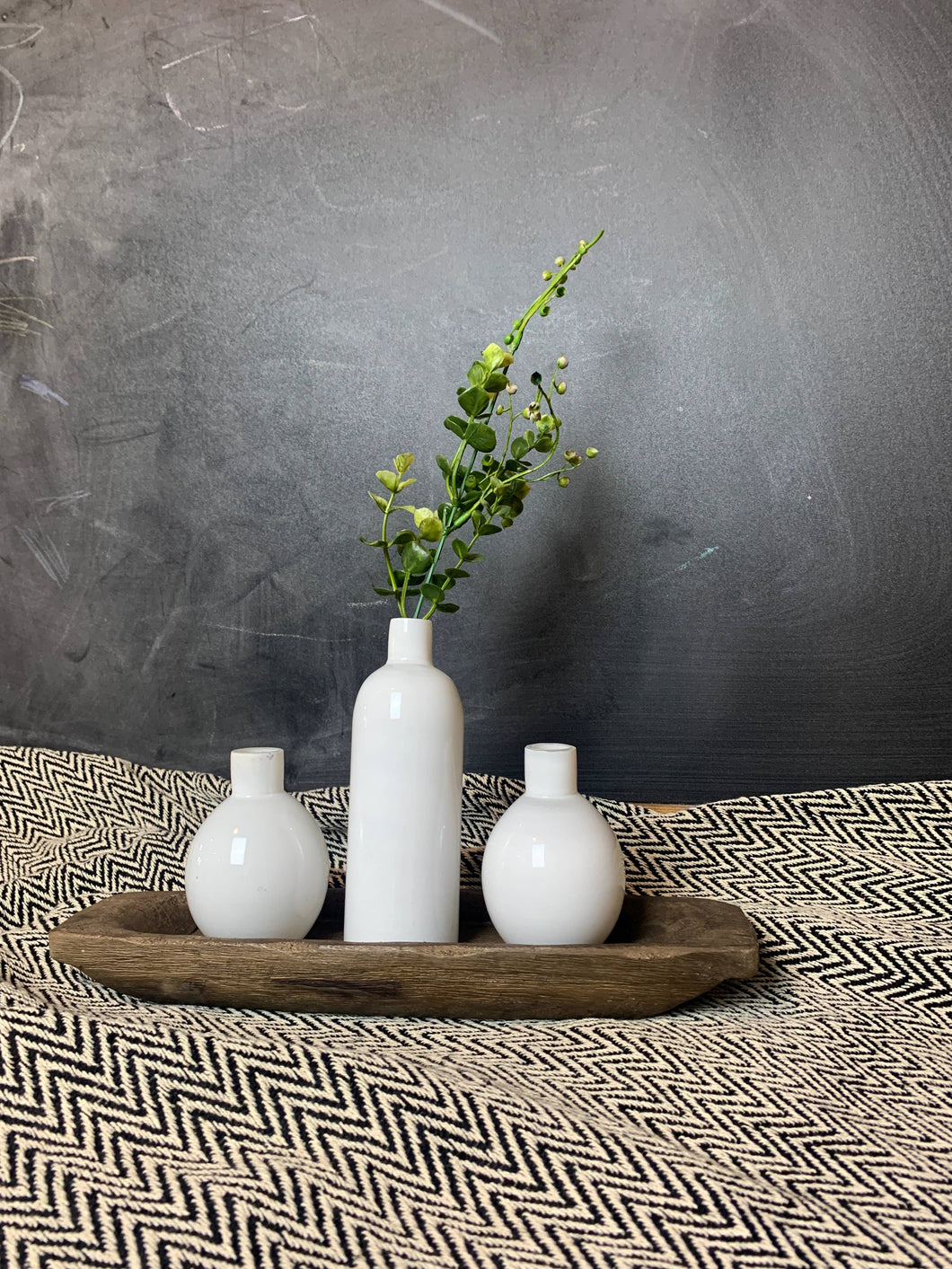 Vase Set with Tray