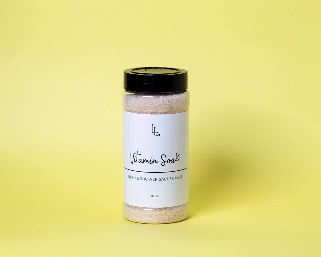 Vitamin Soak Bath & Shower Salt Shaker