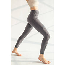 Load image into Gallery viewer, BUTTER YOGA PANTS WITH SIDE POCKETS:Charcoal
