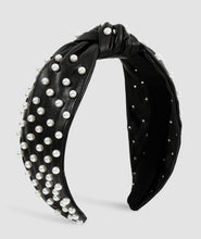 Load image into Gallery viewer, Leather Pearl Headbands

